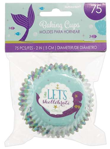 Mermaid Cupcake Papers - Click Image to Close
